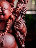 TƯỢNG GỖ DI LẶC ĐỨNG NGŨ PHÚC - GỖ TỬ ĐÀN