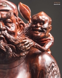 TƯỢNG ĐƯỜNG CHUNG QUỲ - GỖ NU TRẮC