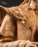 TƯỢNG KHỔNG MINH - GỖ HOÀNG ĐÀN