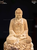 Tượng Phật A Di Đà gỗ hoàng đàn mã 19470