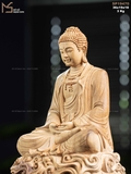 Tượng Phật A Di Đà gỗ hoàng đàn mã 19470