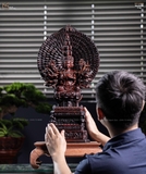 TƯỢNG GỖ PHẬT THIÊN THỦ THIÊN NHÃN - GỖ TRẮC