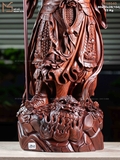 Tượng Quan Công gỗ tử đàn mã 18040 