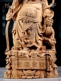 TƯỢNG THẦN TÀI - GỖ HOÀNG ĐÀN