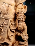 TƯỢNG THẦN TÀI - GỖ HOÀNG ĐÀN