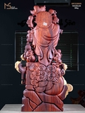 TƯỢNG DI LẶC ĐỨNG BAO TIỀN - GỖ NU TỬ ĐÀN