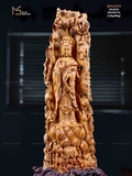 TƯỢNG PHẬT QUAN ÂM - GỖ HOÀNG ĐÀN