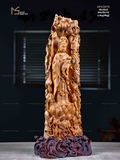 TƯỢNG PHẬT QUAN ÂM - GỖ HOÀNG ĐÀN