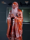 TƯỢNG KHỔNG TỬ - GỖ TỬ ĐÀN