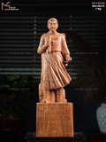 Tượng Trần Quốc Tuấn gỗ hương mã 19639