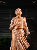 Tượng Trần Quốc Tuấn gỗ hương mã 19639