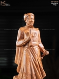 Tượng Trần Quốc Tuấn gỗ hương mã 19639