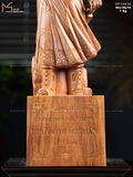 Tượng Trần Quốc Tuấn gỗ hương mã 19639