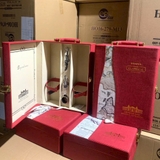 Hộp đựng rượu 2 chai. Hộp (da)