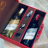 Hộp 2 chai rượu vang Militas