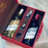 Hộp 2 chai rượu vang Militas