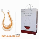Decanter màu hổ phách , mẫu mới.