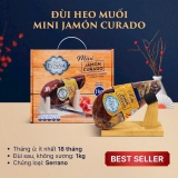 Đùi heo muối Espana: mini Jamón Curado 1Kg