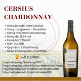 Rượu vang trắng Alma Cersius Chardonnay