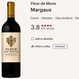 Rượu vang Fleur De Mons Margaux