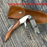 Khui rượu vang cán gỗ