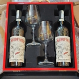 Sét 2 chai rượu vang Neroperso + 2 ly