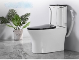 KA5640 - Bồn cầu liền khối trắng đen cao cấp