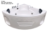TP8063 - BỒN TẮM GÓC MASSAGER ĐÔI 2 GỐI 