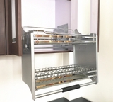GK - Giá bát nâng hạ nan dẹt lắp cho tủ bếp