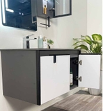 TỦ CHẬU NHỰA PLYWOOD MẶT ĐÁ CHỐNG XƯỚC CHẬU SỨ NỔI TC2056