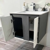 TC2059 - Tủ chậu nhựa PVC, mặt đá chống xước, chậu sứ âm. kích thước 50x60cm