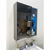TC2059 - Tủ chậu nhựa PVC, mặt đá chống xước, chậu sứ âm. kích thước 50x60cm