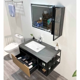 TỦ CHẬU NHỰA MẶT ĐÁ CHỐNG XƯỚC CHẬU SỨ ÂM TC2061