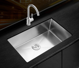 Chậu bếp 1 hố chống bám dính cao cấp CH7. phụ kiện thoát nước cao cấp