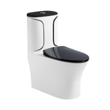 KA5640 - Bồn cầu liền khối trắng đen cao cấp