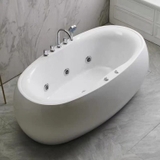 KB714 - Bồn tắm sục massager cao cấp, kích thước1700x700x600m. Tặng kèm kệ gỗ
