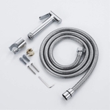 WIN03 - Combo trọn bộ phòng tắm, bồn cầu giả thông minh,  bàn đá 2 tầng chậu âm liền mép, sen cây đồng mạ crom vuông...