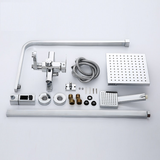 SC3326 - Sen cây nhiệt độ vuông đồng mạ crom bóng cao cấp