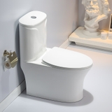 KA9833 - Bồn cầu liền khối sứ nung men nano tuyết cao cấp