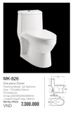 BỆT LIỀN KHỐI MARTH BOLUO MK - 826