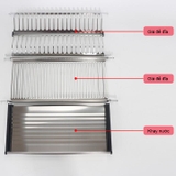 GV01 - Giá bát cố định chữ V inox 304 cao cấp