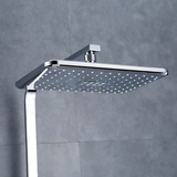 SC3321 - Sen cây nhiệt độ vuông đồng mạ crom bóng cao cấp