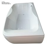 TP7062 - BỒN TẮM NGÂM HÌNH HẠT ĐẬU NGỌC TRAI GALAXY  
