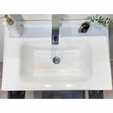 TC6947-60 - Tủ chậu nhựa PVC, mặt chậu sứ âm liền khối. kích thước 48x70cm