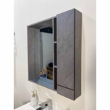TC6947-60 - Tủ chậu nhựa PVC, mặt chậu sứ âm liền khối. kích thước 48x70cm