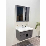 TC6947-60 - Tủ chậu nhựa PVC, mặt chậu sứ âm liền khối. kích thước 48x70cm