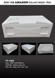 TP7009 - BỒN TẮM NGÂM HÌNH CHỮ NHẬT NGỌC TRAI GALAXY  