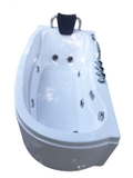 TP8004 - BỒN TẮM MASSAGER HÌNH QUẢ XOÀI 1 GỐI 3 MẶT YẾM 
