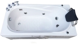 TP8006L - BỒN TẮM MASSAGER HÌNH CHỮ NHẬT 1 GỐI YẾM TRÁI 