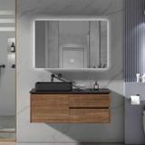 TỦ CHẬU NHỰA PLYWOOD MẶT ĐÁ CHỐNG XƯỚC CHẬU SỨ NỔI TC2046